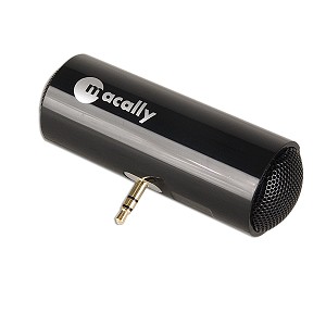 Macally Portable Stereo Speakers for iPod/MP3 (Black)